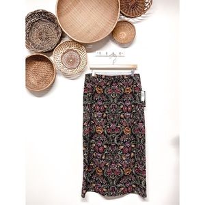 Floral Vintage Long Skirt